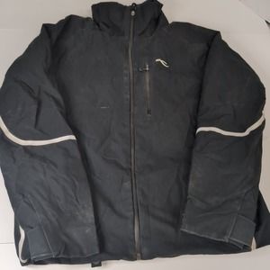 KJUS Systems Blade Recco Storm Black‎ Windproof Ski Jacket Size 50/M No hood
